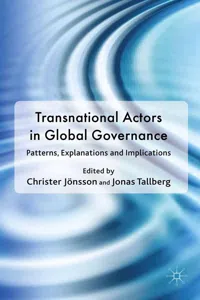 Transnational Actors in Global Governance_cover