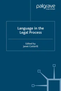 Language in the Legal Process_cover