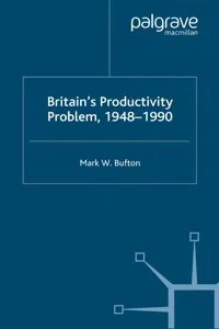 Britain's Productivity Problem, 1948-1990_cover