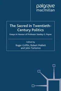 The Sacred in Twentieth-Century Politics_cover