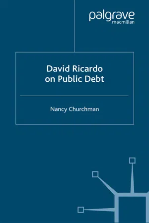 David Ricardo on Public Debt