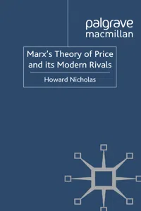 Marx's Theory of Price and its Modern Rivals_cover