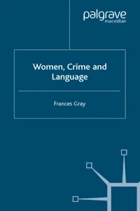 Women, Crime and Language_cover