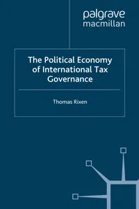 The Political Economy of International Tax Governance_cover