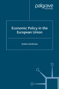 Economic Policy in the European Union_cover