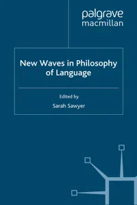 New Waves in Philosophy of Language_cover