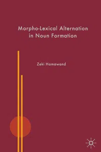 Morpho-Lexical Alternation in Noun Formation_cover