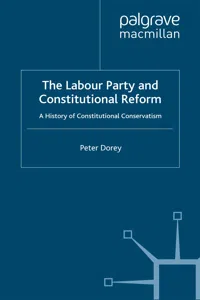 The Labour Party and Constitutional Reform_cover