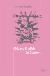 Chicano English in Context_cover