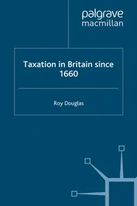 Taxation in Britain since 1660_cover