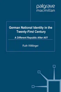 German National Identity in the Twenty-First Century_cover