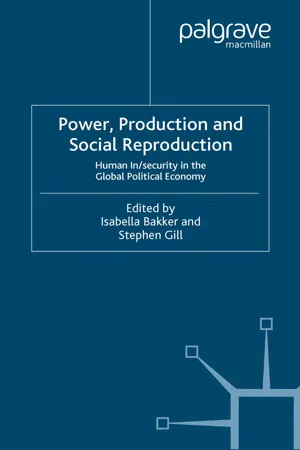 Power, Production and Social Reproduction