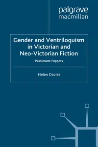 Gender and Ventriloquism in Victorian and Neo-Victorian Fiction_cover