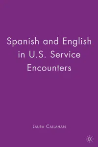 Spanish and English in U.S. Service Encounters_cover