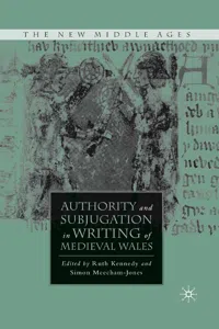 Authority and Subjugation in Writing of Medieval Wales_cover