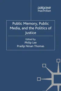 Public Memory, Public Media and the Politics of Justice_cover