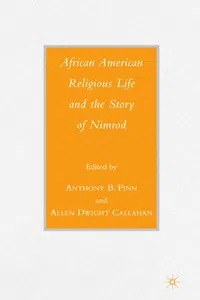 African American Religious Life and the Story of Nimrod_cover