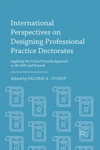 International Perspectives on Designing Professional Practice Doctorates_cover