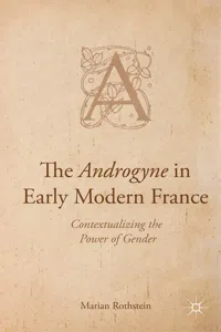 The Androgyne in Early Modern France_cover