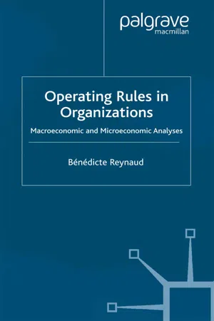 Operating Rules in Organizations