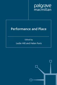 Performance and Place_cover