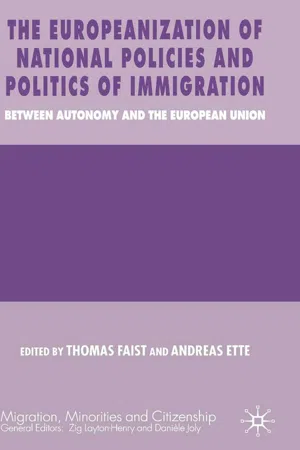 The Europeanization of National Policies and Politics of Immigration