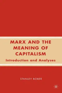 Marx and the Meaning of Capitalism_cover