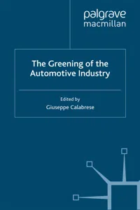 The Greening of the Automotive Industry_cover