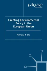 Creating Enviromental Policy in the European Union_cover