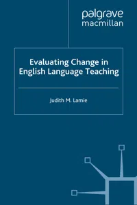 Evaluating Change in English Language Teaching_cover