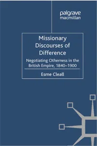 Missionary Discourses of Difference_cover