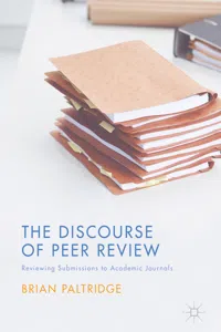 The Discourse of Peer Review_cover