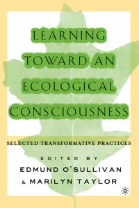 Learning Toward an Ecological Consciousness_cover