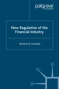 New Regulation of the Financial Industry_cover