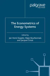 The Econometrics of Energy Systems_cover