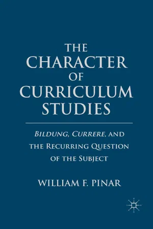 The Character of Curriculum Studies