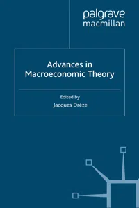 Advances in Macroeconomic Theory_cover