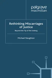 Rethinking Miscarriages of Justice_cover