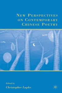 New Perspectives on Contemporary Chinese Poetry_cover