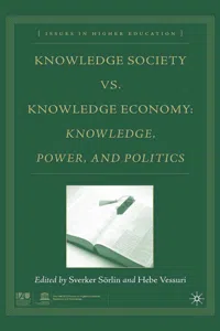 Knowledge Society vs. Knowledge Economy_cover