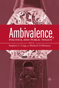 Ambivalence, Politics and Public Policy_cover