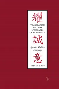 Translation and the Languages of Modernism_cover