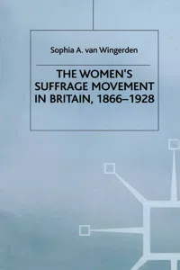 The Women's Suffrage Movement in Britain, 1866-1928_cover