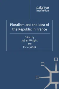 Pluralism and the Idea of the Republic in France_cover