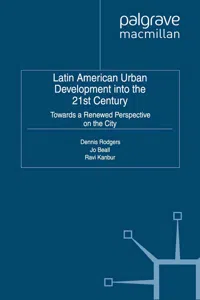 Latin American Urban Development into the Twenty First Century_cover