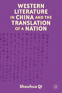 Western Literature in China and the Translation of a Nation_cover