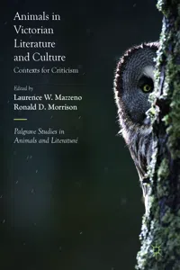 Animals in Victorian Literature and Culture_cover