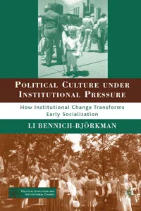 Political Culture under Institutional Pressure_cover