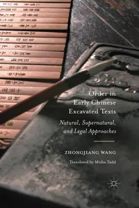 Order in Early Chinese Excavated Texts_cover