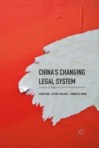 China's Changing Legal System_cover